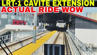 LRT1 CAVITE EXTENSION ACTUAL RIDE SUBRANG EXITED ANG LAHAT JOYRIDE NA [upl. by Meridel]