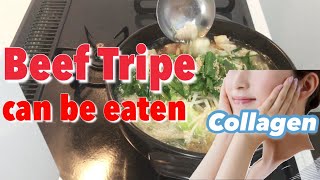 Japanese chef turn Beef TRIPE into delicious stewMotsunabe もつ鍋 [upl. by Jamnis280]