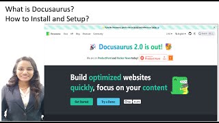 What is Docusaurus  How to Quickly Install and Setup Docusaurus  Pratiksha Jain [upl. by Saito888]