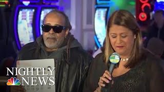 Lottery Winner Comes Forward In New York  NBC Nightly News [upl. by Geesey184]