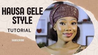 HOW TO TIE TRENDING GELE STYLES  DIY [upl. by Anrehs]