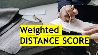 Weighted Distance score  WDscore Blockplan layoutDesign [upl. by Odlanyer]