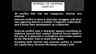 INTERNAL AND EXTERNAL CONFLICTS ENGLISH 7 QUARTER 4 MELC [upl. by Monahan445]