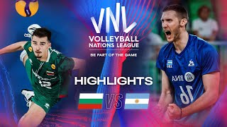 🇧🇬 BUL vs 🇦🇷 ARG  Highlights  Week 3  Mens VNL 2024 [upl. by Hazen798]