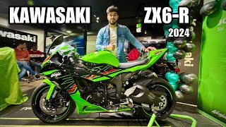 2024 ki New KAWASAKI ZX6R  The Fastest 600cc inlinefour Now with New Features  Review  MxK [upl. by Oiled]