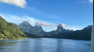 Day 13 landing on Moorea a beautiful island part 1 [upl. by Sheply]