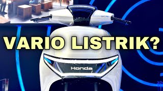 HONDA NGAMUK‼️LUNCURKAN VARIO LISTRIK HONDA SC e [upl. by Kimmi257]