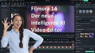 Filmora 14 der neue KI Videoeditor [upl. by Alleirbag]