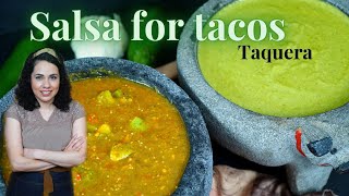 AUTHENTIC Mexican salsa for TACOS  TOMATILLO salsa recipe  JALAPEÑO salsa recipes [upl. by Seale]