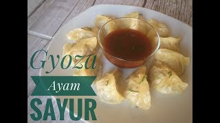 RESEP GYOZA AYAM ENAK gyoza dumplings  gyoza japanese gyoza cooking [upl. by Ettevad465]