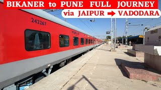 Bikaner to Pune Full Journey in a Special Train via Jaipur [upl. by Asserak]