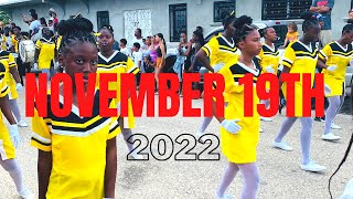 Garifuna Settlement Day Parade 2022 Dangriga [upl. by Ogu]