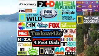 How to Turksat 42e new Update 42e settings 4 feet dish channel list dishinfolink [upl. by Conant]