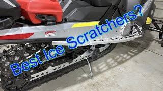 Snowmobile Ice Scratcher Installation [upl. by Ekusoyr]