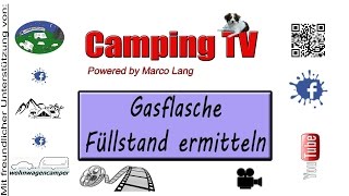 Gasflasche Füllstand ermitteln [upl. by Hibbitts]