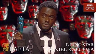 Daniel Kaluuya wins the EE Rising Star BAFTA  The British Academy Film Awards 2018  BBC One [upl. by Ellenrahs]