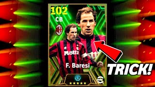 Trick To Get Epic Italian League Guardians  102 Rated Baresi amp Maicon Trick  eFootball 2024 Mobile [upl. by Ijar]