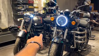 2025 All New Royal Enfield Meteor 350 vs Classic 350 Full Comparison Review [upl. by Caraviello]