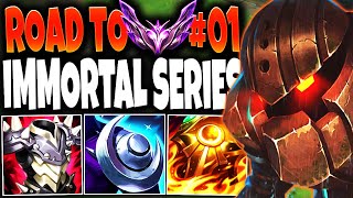 New Nautilus Top Build vs NONSTOP GANKS  Immortal Series  Road to Master 01  League of Legends [upl. by Dragde]