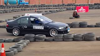 BMW e46 328i Lap in Time Attack Dandy Mall Jan 2018 [upl. by Aisereht]