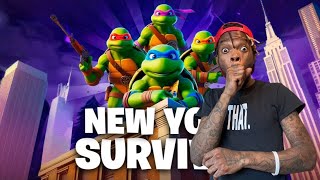 Fortnite New York Survival TMNT [upl. by Yrad]