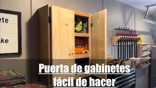 Cómo hacer puertas de gabinetes [upl. by Anoel826]