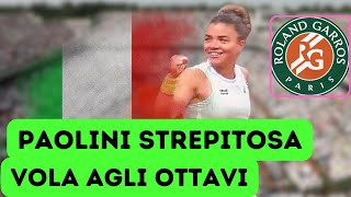 🔴Impresa Jasmine Paolini  Battuta Andreescu in un Match Complicato🧨 [upl. by Annoled]