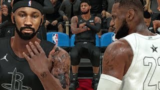 PG13 HATING ON BRIDGES IN ALLSTAR GAME vs LEBRON JAMES NBA 2K18 My Career Gameplay Ep 23 [upl. by Niarbo]