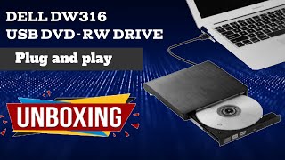 🔥 Dell DW316 USB DVDRW Drive Unboxing  Best Dell External USB DVDRW Drive [upl. by Mosi539]