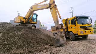 Old Komatsu Excavator Seemingly Ready for Retirement Still Working Wonders at the Rock Quarry [upl. by Attenna297]