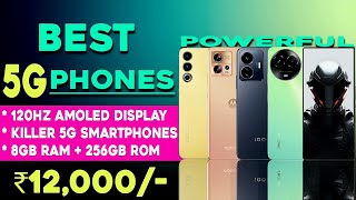 Best 5G Smartphone Under 12000 in 2024  120hZ sAmoled Display 8GB Ram  Best 5G phone under 12000 [upl. by Aehtla]