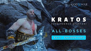 ULTIMATE CLASH Bare KRATOS vs TOP MidLevel BOSSES  God of War Ragnarok Gameplay  GMGoW  NG [upl. by Eerehc]