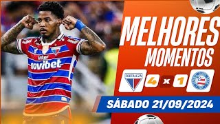 ⚽️ Melhores Momentos Fortaleza 4 X 1 Bahia  COMPLETO  golsdehoje futebolbrasileiro golsdodia [upl. by Nnaylrebmik417]