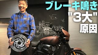 ハーレーのブレーキ鳴きquot３大quot原因を徹底解説 [upl. by Mulligan]