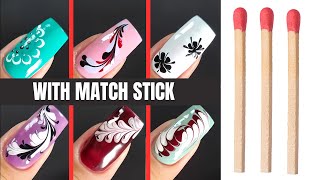 Nail design with safety pin 🧷 Simple amp Stunning Nail Art Designs You Can Do at Home [upl. by Llenej]