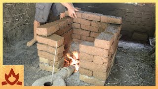 Primitive Technology Fired Clay Bricks [upl. by Anawaj512]