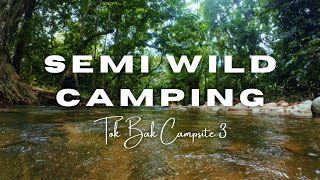 SemiWild Camping  Tok Bak Campsite 3  Camping Malaysia [upl. by Hgielek778]