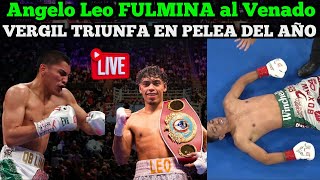 Dramático Venado Lopez FULMINADO por ANGELO LEO y VERGIL ORTIZ DERROTA A BOHACHUK EN PELEA DEL AÑO [upl. by Drahnreb]