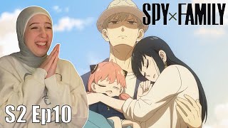 So much wholesomeness  Spy x Family Season 2 Episode 10 Reaction [upl. by Nylarej373]