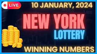 New York Midday Lottery Results For  10 Jan 2024  Numbers  Win 4  Take 5  NY Lotto  Powerball [upl. by Idnahs]