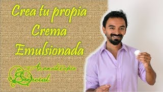 😍COMO HACER una CREMA EMULSIONADA paso a paso👏 RECETA 100 EFECTIVA funciona💪 [upl. by Esbenshade]