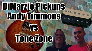 Dimarzio pickups Tone Zone vs Andy Timmons [upl. by Thurstan]