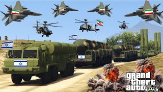 ISREAL MILITARY OIL SUPPLY CONVEY BADLY DESTROY BY IRANIAN FIGHTER JETS AND HELICAPTORGTA5 [upl. by Nij]