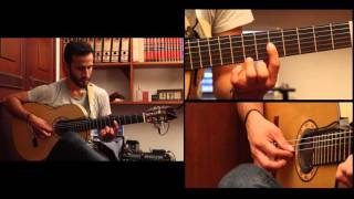 “CREPUSCOLO SUL MARE” Piero Umiliani  Guitar Tutorial slow version performed by Alex Torres [upl. by Elleynod563]