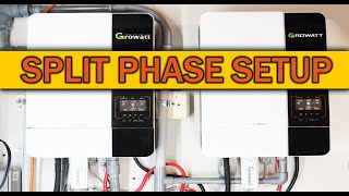 Growatt Split Phase Setup and Configuration [upl. by Flinn586]