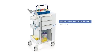 4 Ways Insight Ergo Phlebotomy Cart Meets Needs of Phlebotomists [upl. by Enirehtakyram]