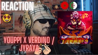 YOUPPI X VERDINO  JYRAYA  clach BAD BOY  REACTION🇲🇦🇩🇿 🔥🔥 [upl. by Colinson]