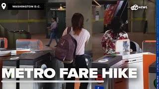 Metro fare hike hits Sunday Heres what to know about the major changes [upl. by Simmonds]