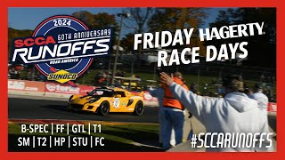 2024 SCCA National Championship Runoffs Presented by Sunoco  Hagerty Race Days  Friday [upl. by Naillik]