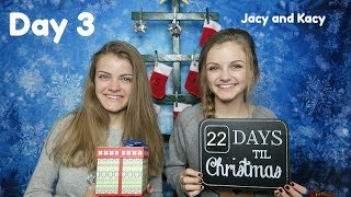 Christmas Countdown 2017  Day 3  Jacy and Kacy [upl. by Garcia]